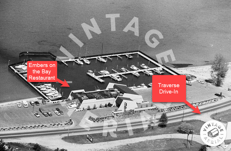 Traverse Drive-In Theatre - 1980 Aerial (newer photo)